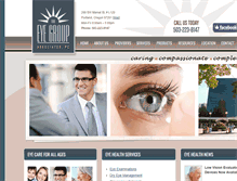 Tablet Screenshot of eyegroupassociates.com